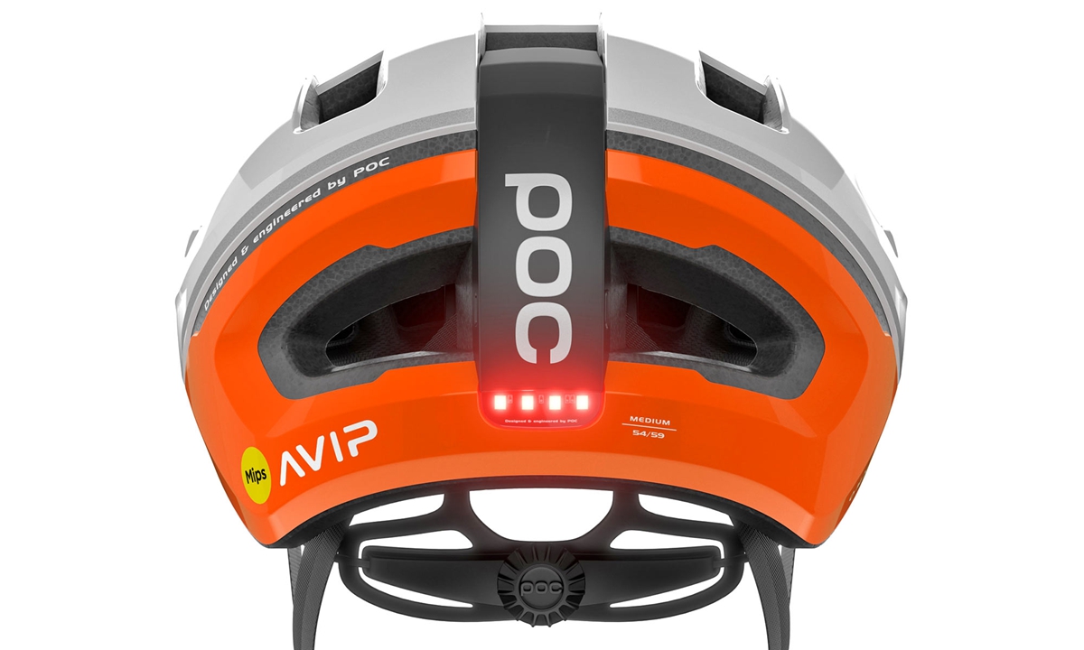 提升夜骑安全性 POC推出集成尾灯头盔