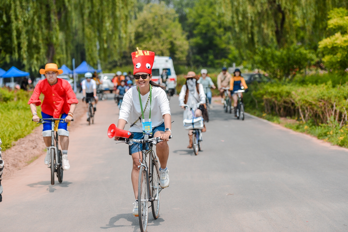 畅游大运河  2023北京自行车联赛通州站开赛