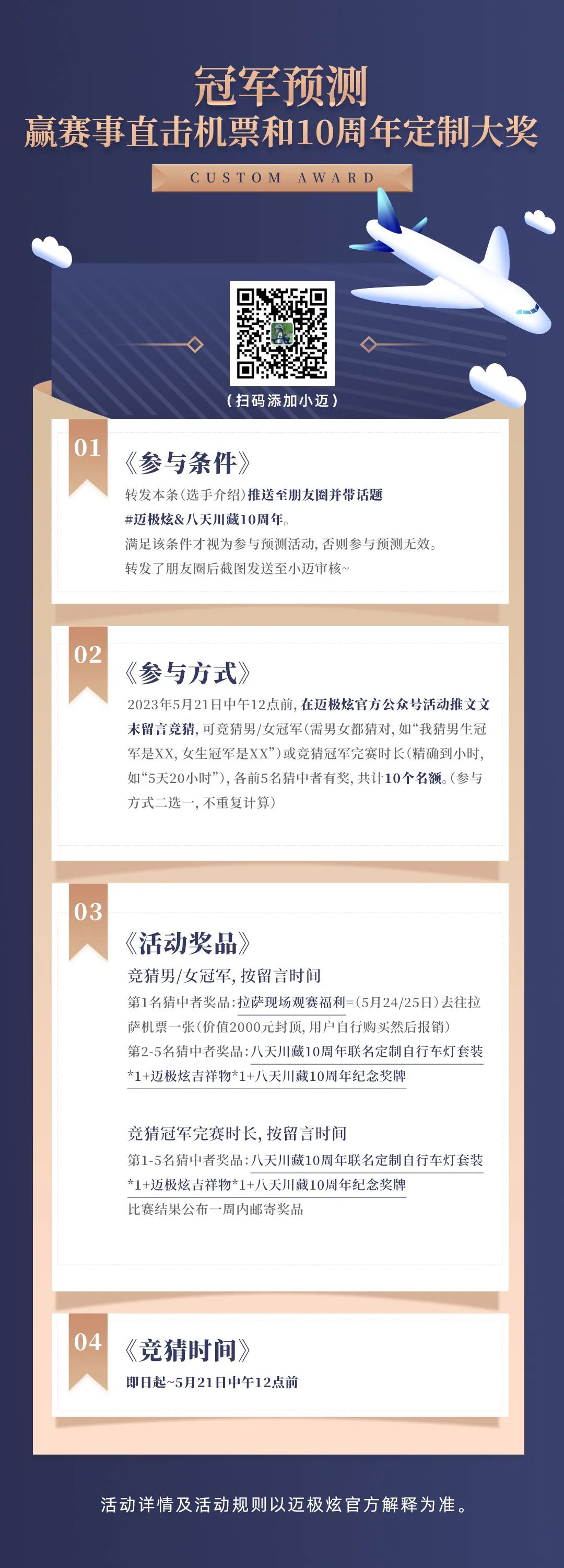 超級福利丨冠軍預(yù)測 贏賽事直擊機(jī)票和10周年定制大獎