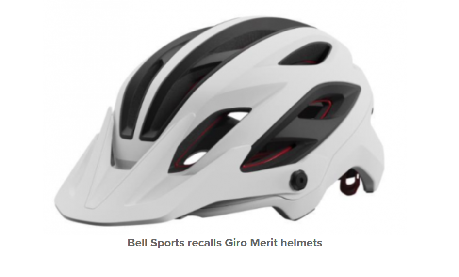 碰撞标准不达标 Giro召回部分Merit头盔