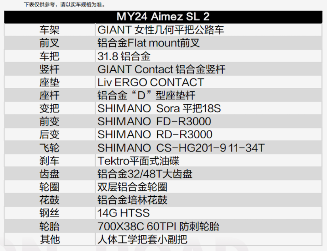 让爱美姿上分 Liv发布全新AIMEZ SL 2