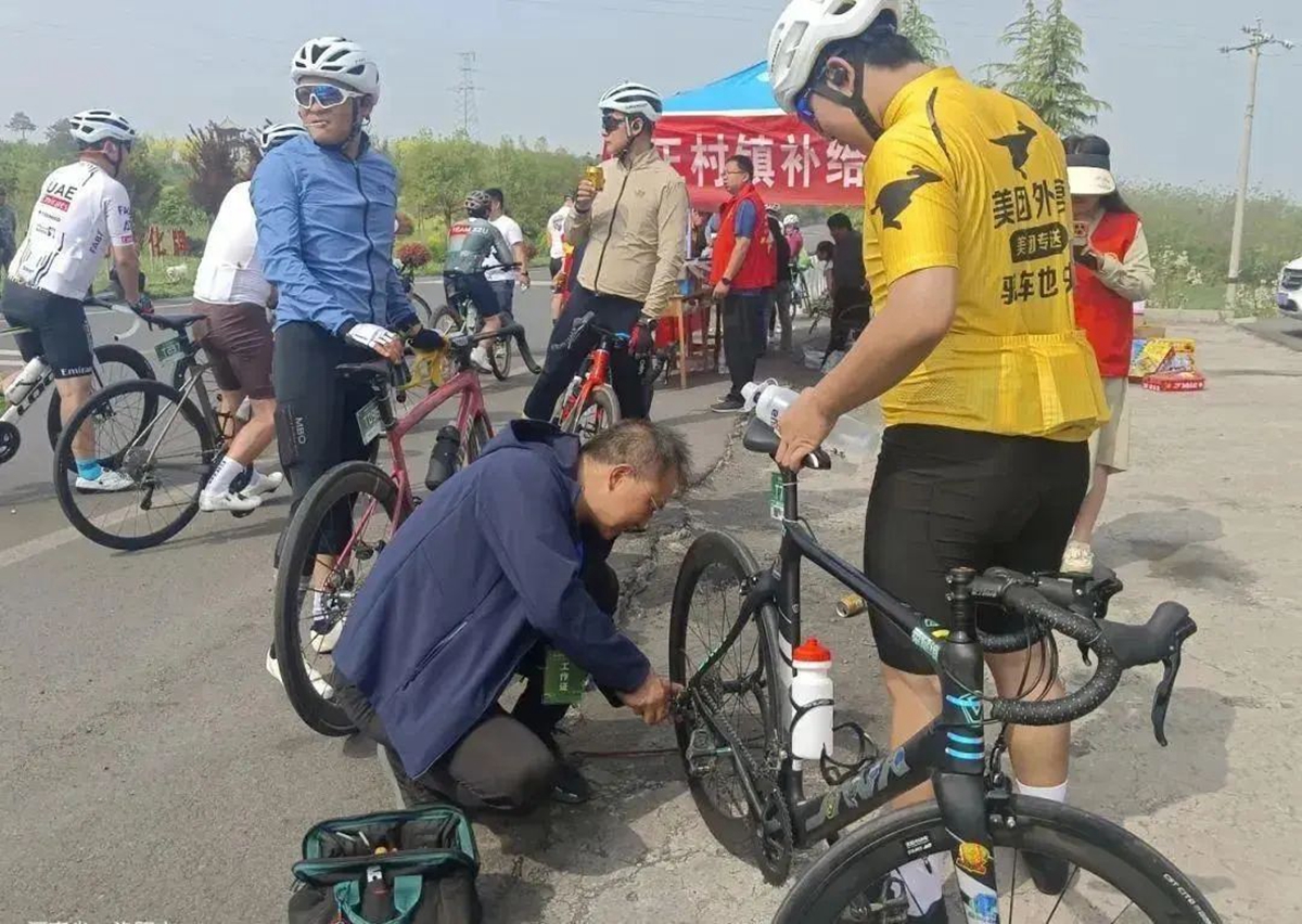 洛阳新安来相聚 千人骑友在最美赛道上演速度与激情