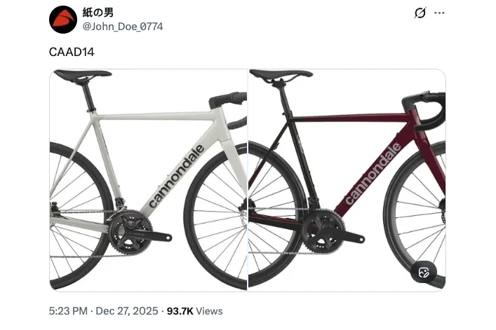 经典高后上叉终回归   铝架之王佳能戴尔 CAAD14 曝光