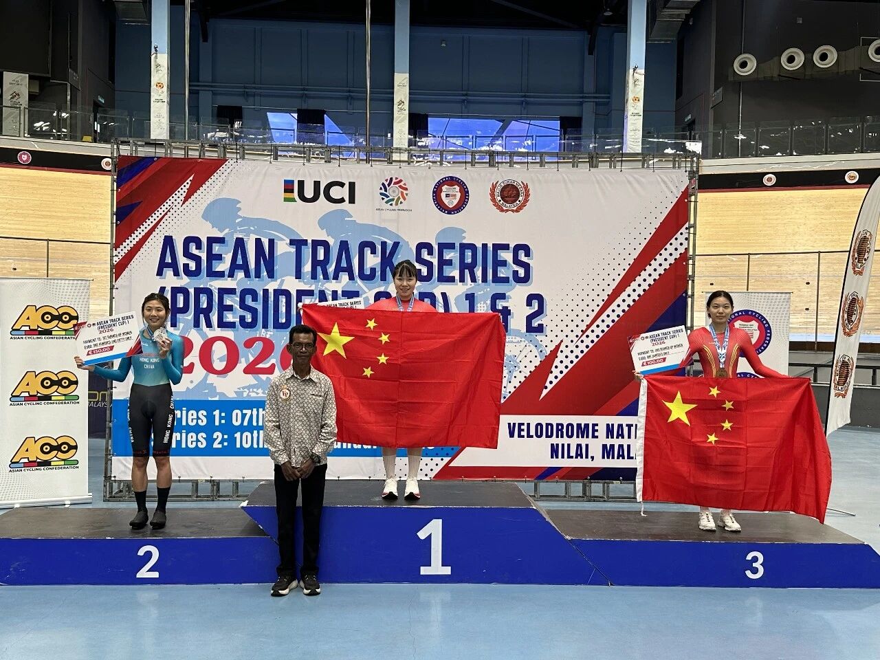 5金6银5铜，中国场地自行车队中长组马来西亚系列赛获佳绩