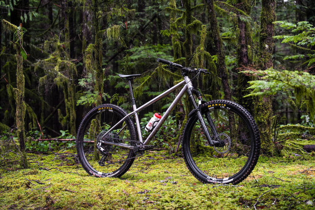 配有比例链条后叉 Forbidden推出钛合金硬尾山地车