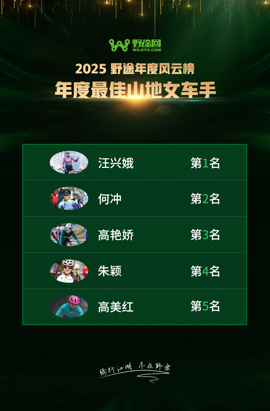 驭风启荣 2025野途年度风云榜重磅出炉