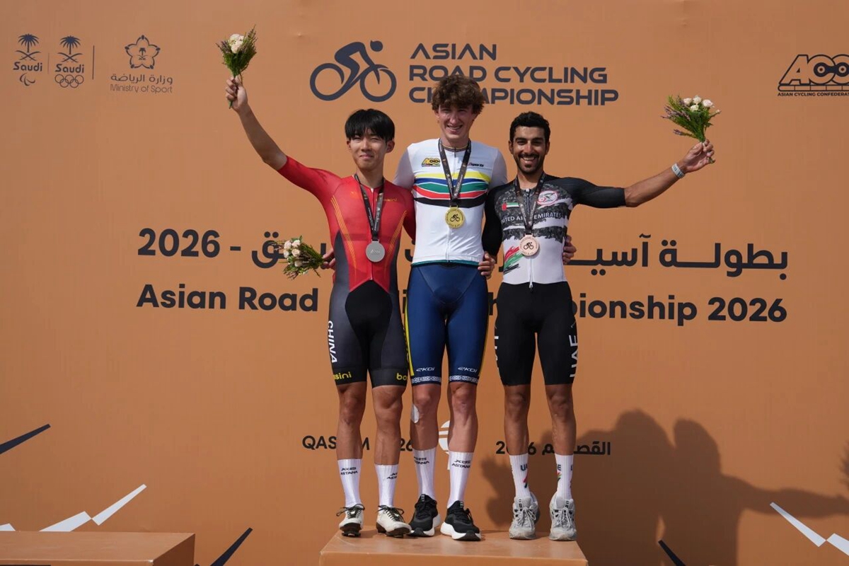 苏浩钰斩获银牌！ 2026年亚洲公路锦标赛中国国家公路自行车队圆满完赛