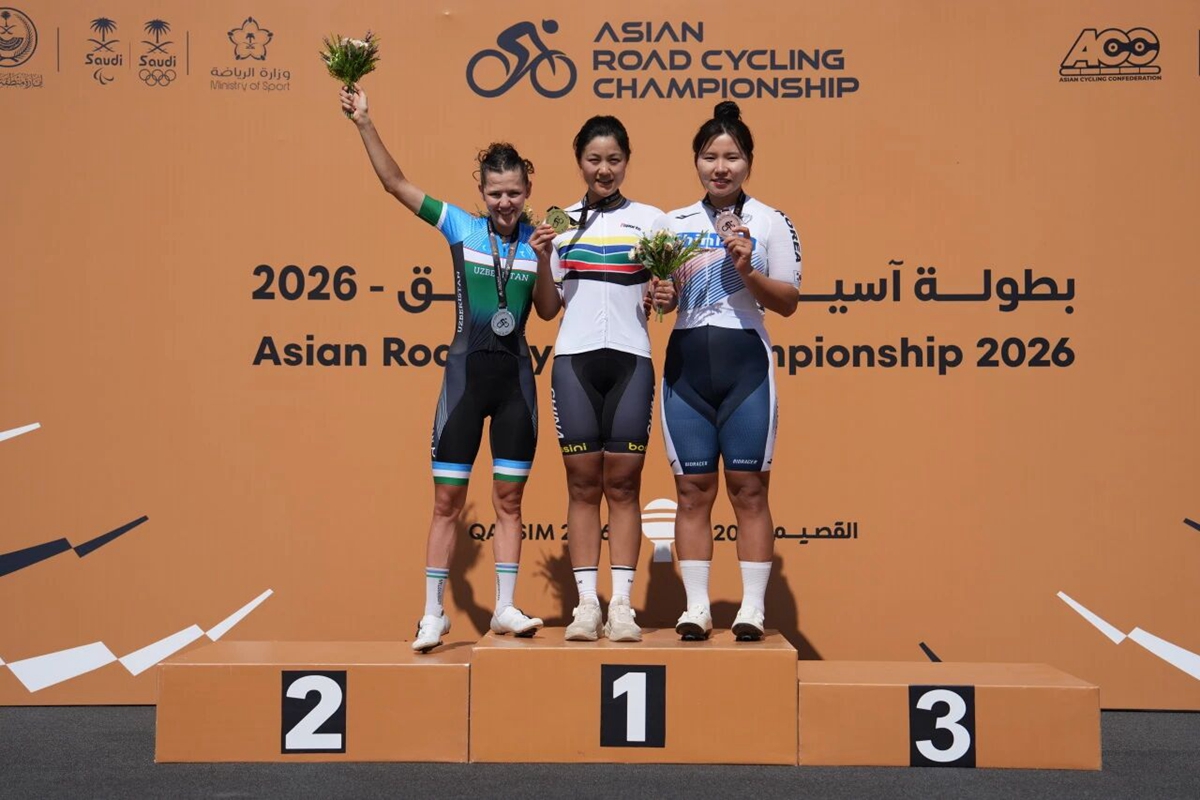 苏浩钰斩获银牌！ 2026年亚洲公路锦标赛中国国家公路自行车队圆满完赛