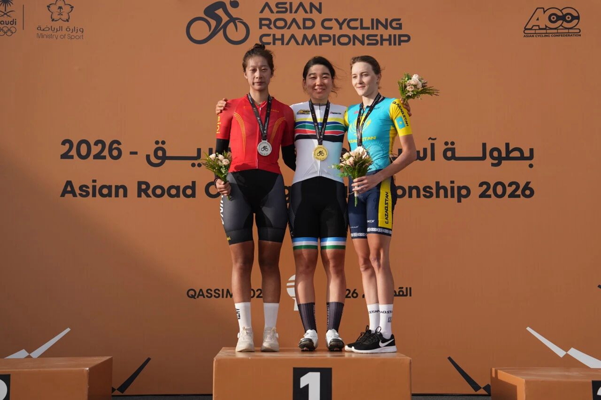苏浩钰斩获银牌！ 2026年亚洲公路锦标赛中国国家公路自行车队圆满完赛