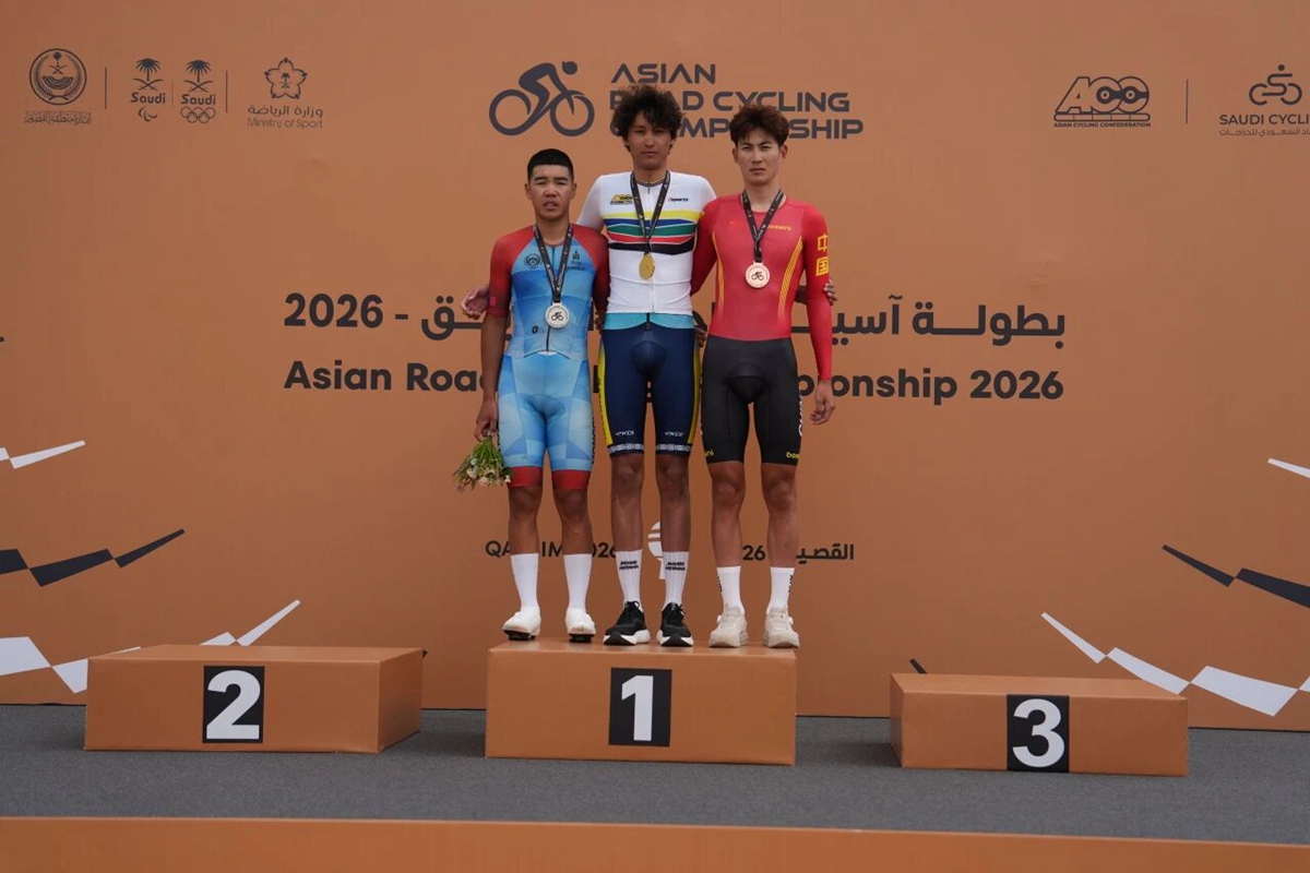 苏浩钰斩获银牌！ 2026年亚洲公路锦标赛中国国家公路自行车队圆满完赛