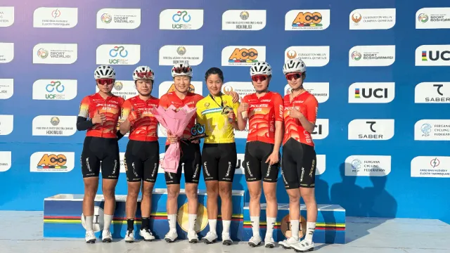 女子费尔干纳大奖赛｜亚洲冠军张好74公里单飞勇夺开门红