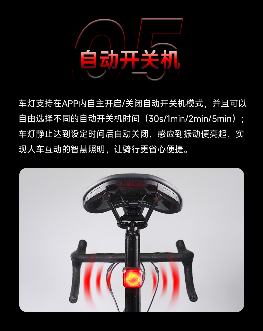 雷夫曼NT401表情尾灯，解锁你的专属骑行表情