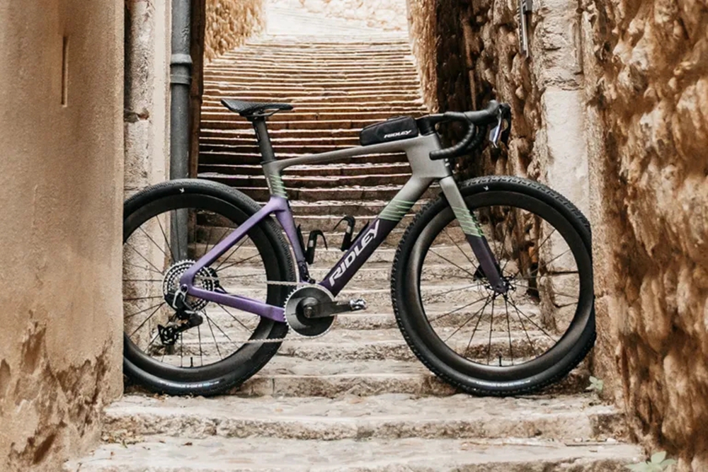 可容纳 58 毫米宽胎  Ridley 全新 Kanzo Fast 砾石车