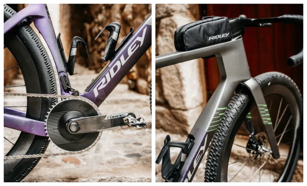 可容纳 58 毫米宽胎  Ridley 全新 Kanzo Fast 砾石车